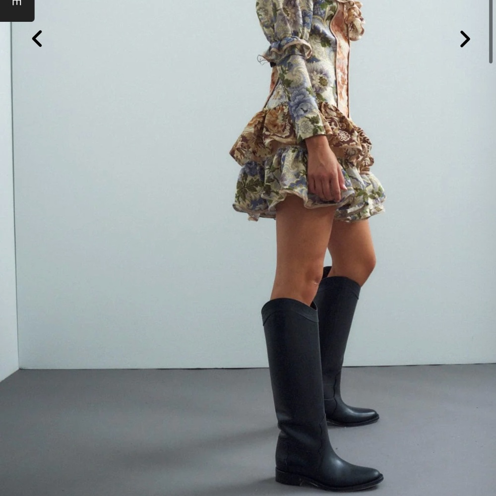 Alemais PHILLIPA RUFFLE NECK MINI DRESS SALE - Picture 3 of 7